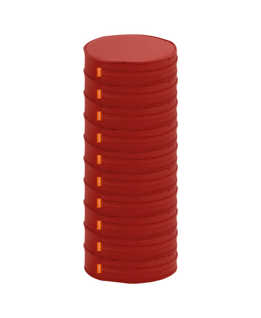 Premium Kumaş Blok Sünger Makaron Minder - Onlu Set 40 cm