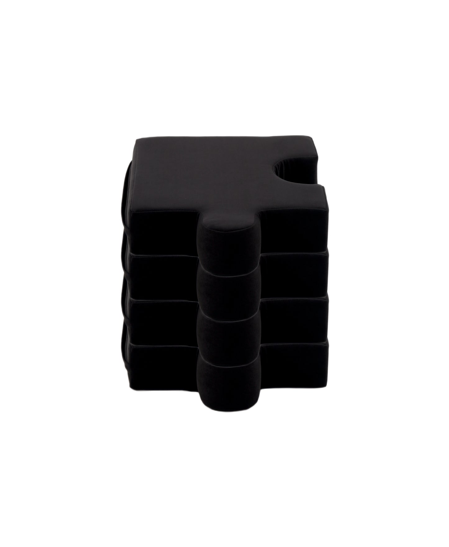 Premium Kumaş Blok Sünger Puzzle Minder Dörtlü Set 40x40 cm