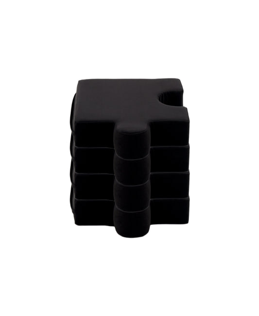 Premium Kumaş Blok Sünger Puzzle Minder Dörtlü Set 40x40 cm